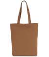 KI3213 Kimood Washed Cotton Tote Bag Washed Cinnamon colour image